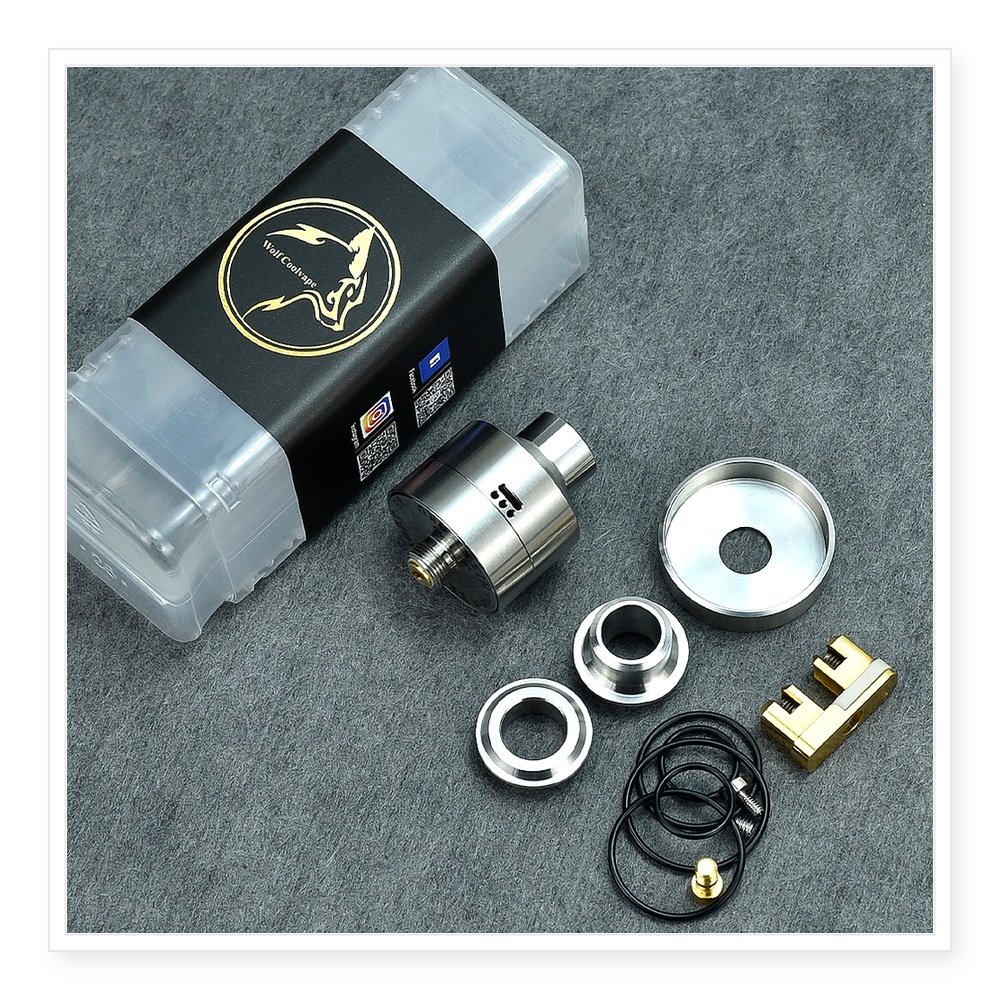 22MM Nisshoku RDA MTL Atomizer - Vape Coil Replacement ulasan dan harga