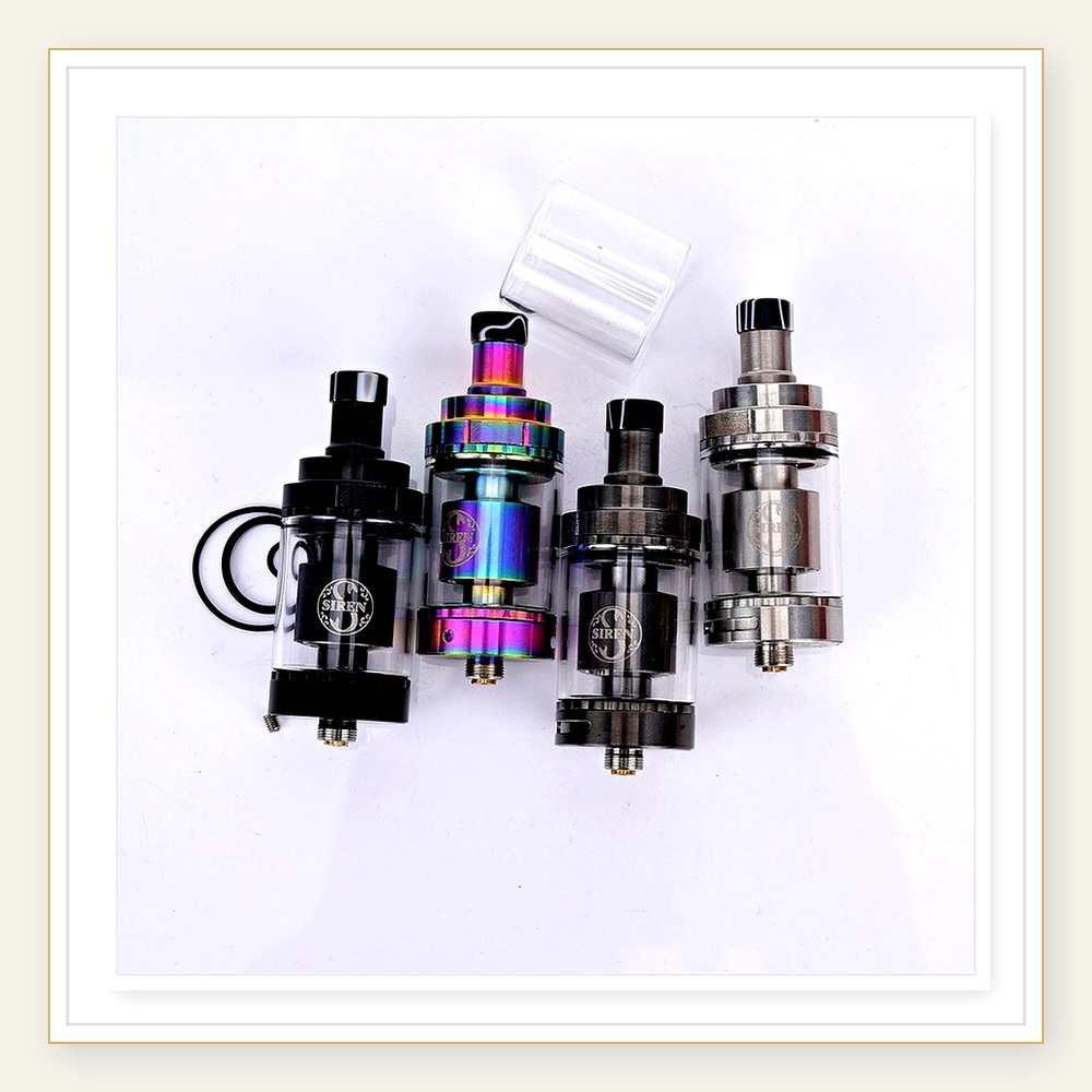 Siren V2 GTA 24mm MTL RTA Rebu - Vape Coil Replacement ulasan dan harga