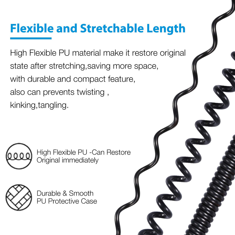 Spring Spiral Coiled Cable for - Sennheiser Headphone Hd 560S ulasan dan harga