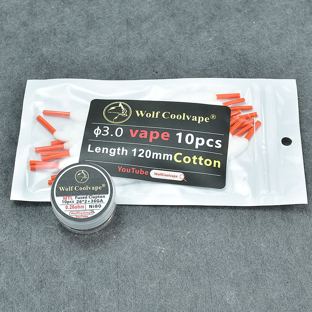 wolfcoolvape Pre-Built Heating - Vape Coil Replacement ulasan dan harga