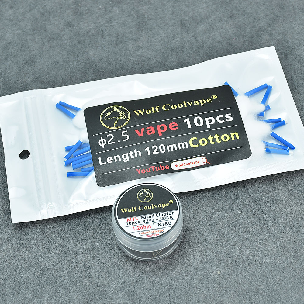 wolfcoolvape Pre-Built Heating - Vape Coil Replacement ulasan dan harga
