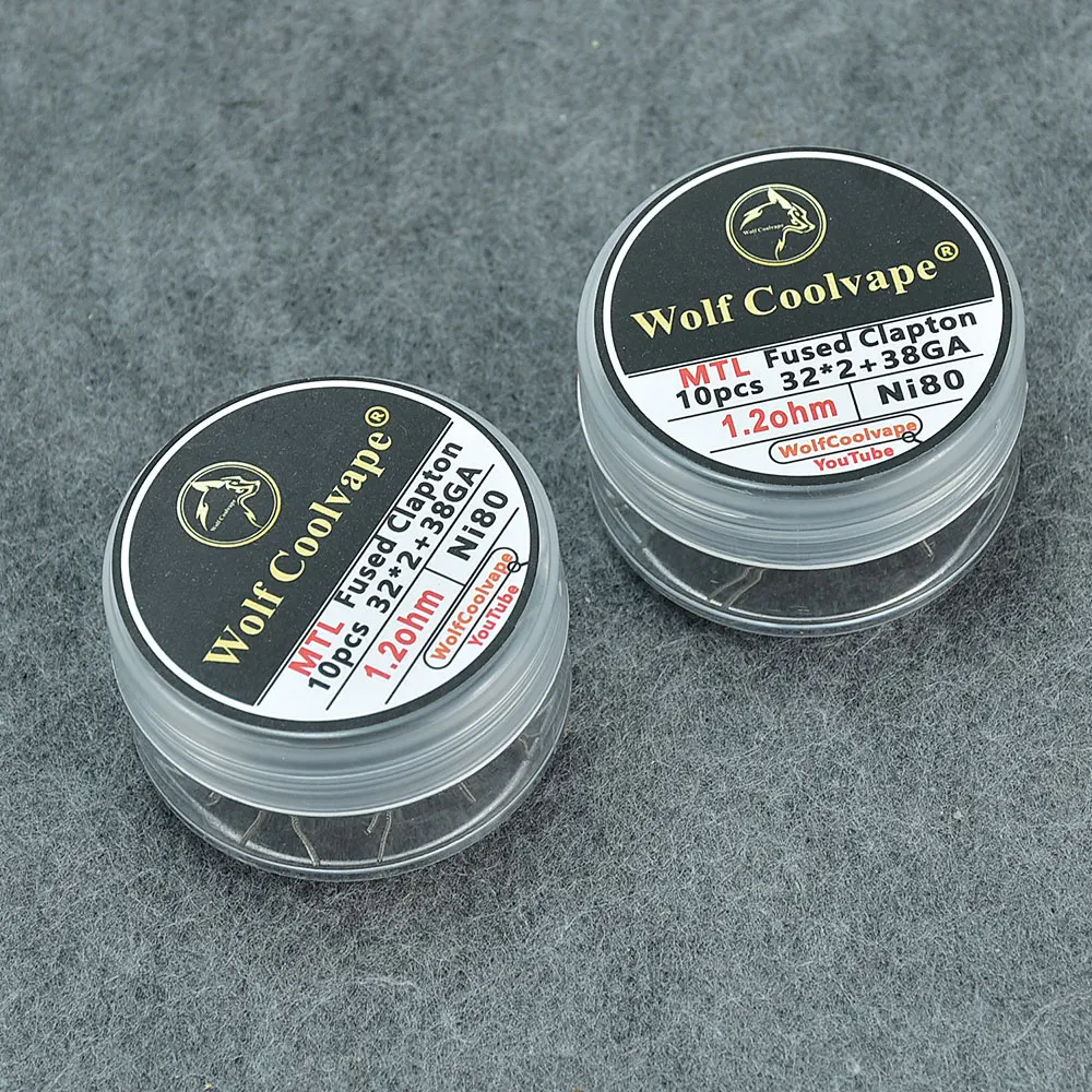 Wolfcoolvape NI80 Pre-Built He - Vape Coil Replacement ulasan dan harga